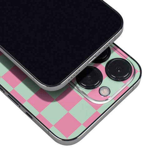 Watermelon Checkered iPhone 14 Pro Skin